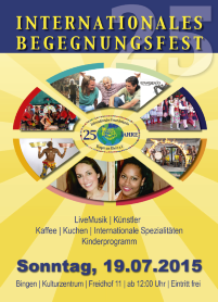 IFK Bingen e.V. | Internationales Begegnungsfest 2015 | Plakat: wimlay